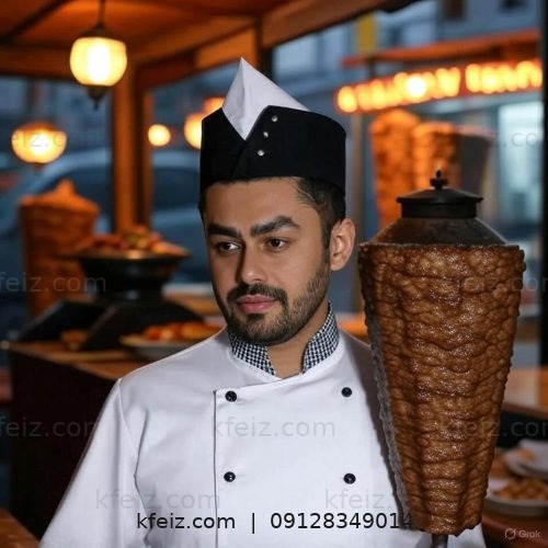 کلاه آشپزی نگین دار کلاه آشپزی نگین دار